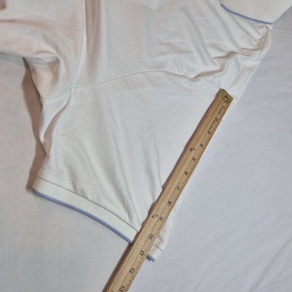 Roundtree Yorke Heritage Collection Polo Shirt White short Sleeve Size XXL (32) - Picture 8 of 11